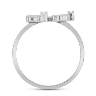 BUY 925 STERLING SILVER ENAMEL RAINBOW RING WITH WHITE TOPAZ – BULK SUPPLIER USA & EUROPE | JEWELPIN